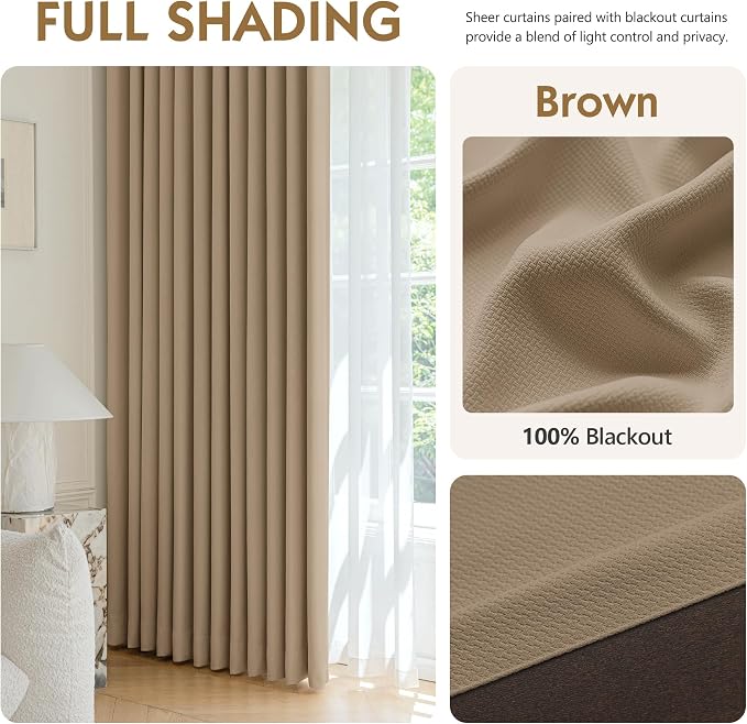 FMFUNCTEX 100% Blackout Curtains - Image 6