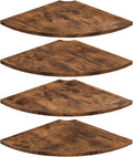 Homode Corner Wall Shelf, 12 Inch Wide Round Corner Floating Shelves by Homode