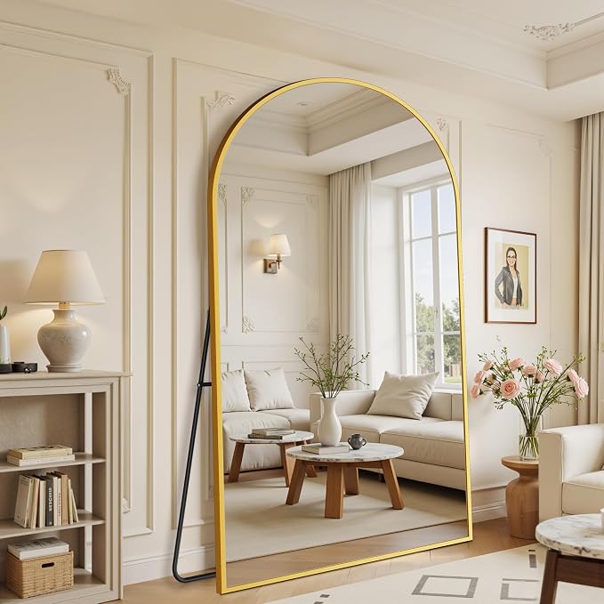 Suidia 88"x44" Arched Full Length Mirror by SuidiaMirror
