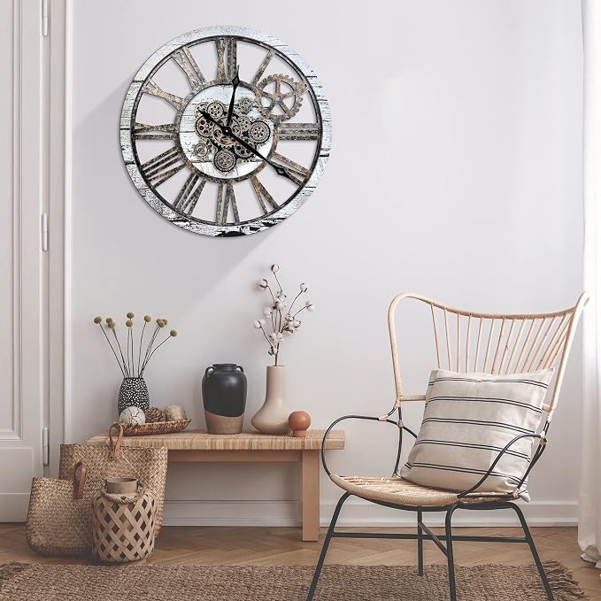 HOIBAI Large Wall Clock Clocks for Living Room Decor Oversized 30 Inch Wall - Image 4