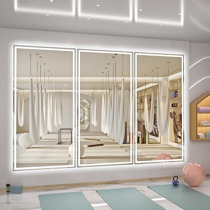 Hasipu Full Length Mirror with Lights, Full Body Dressing Hanging Mounted Mirror - Image 9