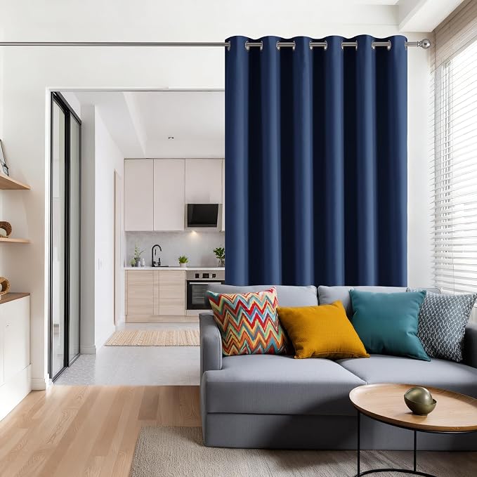 RYB HOME Blackout Thermal Insulated Curtains, Portable Curtain - Image 2