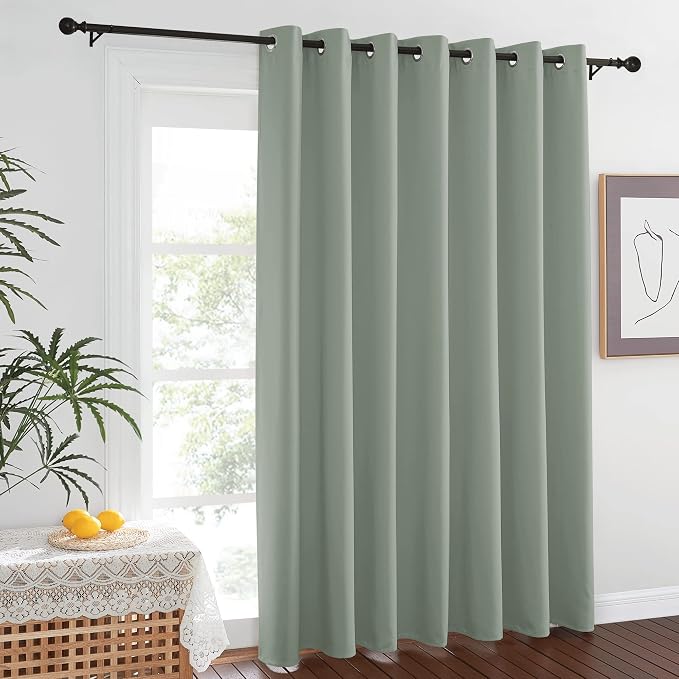 NICETOWN Room Separating Divider, Function Thermal Blackout Patio Door Curtain - Image 8