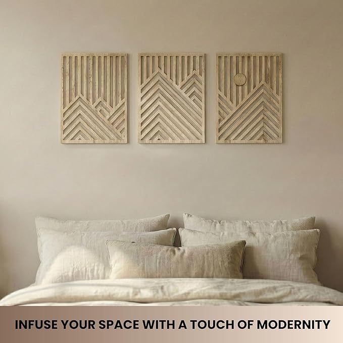 qmmp Modern Wooden Wall Sculptures - Image 2