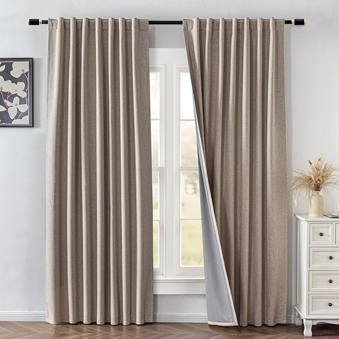 IGEMAEVE 100% Blackout Curtains 108 Inches Long by IGEMAEVE