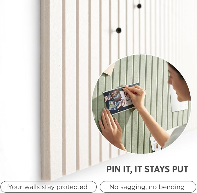 VIVELDA Large Bulletin Board 48x36- Office Wall Organizer, Replace Your Old - Image 3