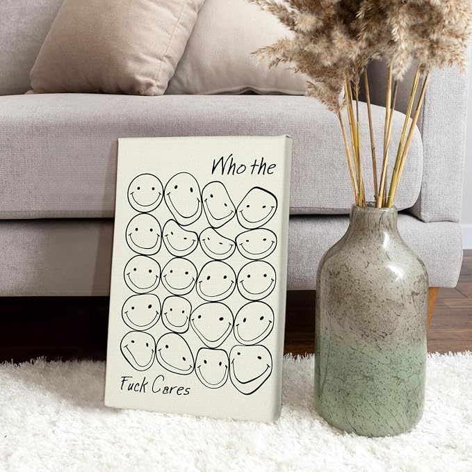 DIHSIEG Inspirational Canvas Wall Art funny bathroom wall art Print Poster - Image 7