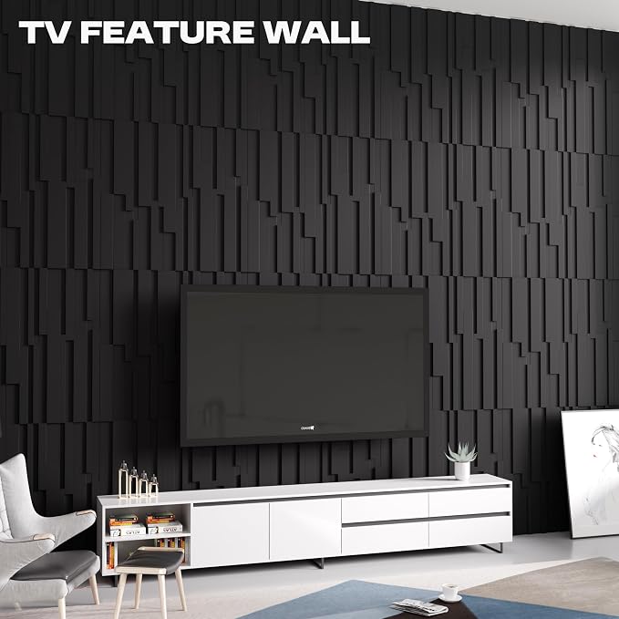 Large PU Decorative Wall Panels, TV Wall, Office & Commercial Spaces - Image 5