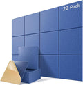 22 Pack Self-Adhesive Acoustic Panels, Soundproof Wall Panels by Lebenforce