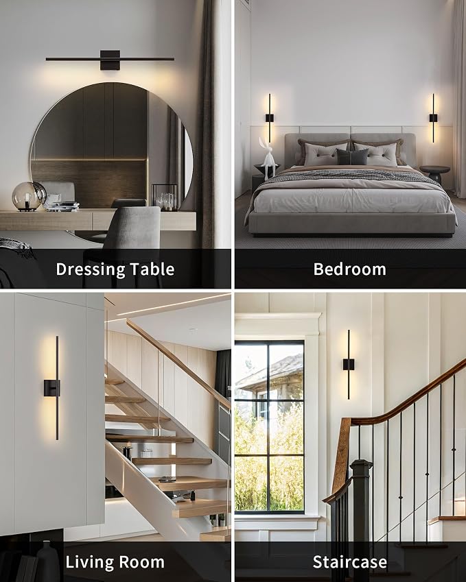 KDG Cordless Wall Sconces Set of 2, Wireless 5200mAh Rechargeable Battery - Image 6