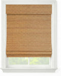 Cordless Woven Wood Roman Shades, Bamboo Shades Sizes 20 to 72 Wide and 24 to by FirstRateBlinds