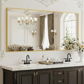 FICTOR Bathroom Vanity Mirror-Gold, 60x30 Inch, Shatterproof & Anti-Rust by FICTOR