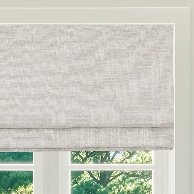 DEJAVU Cordless Roman Shades for Windows by DEJAVU