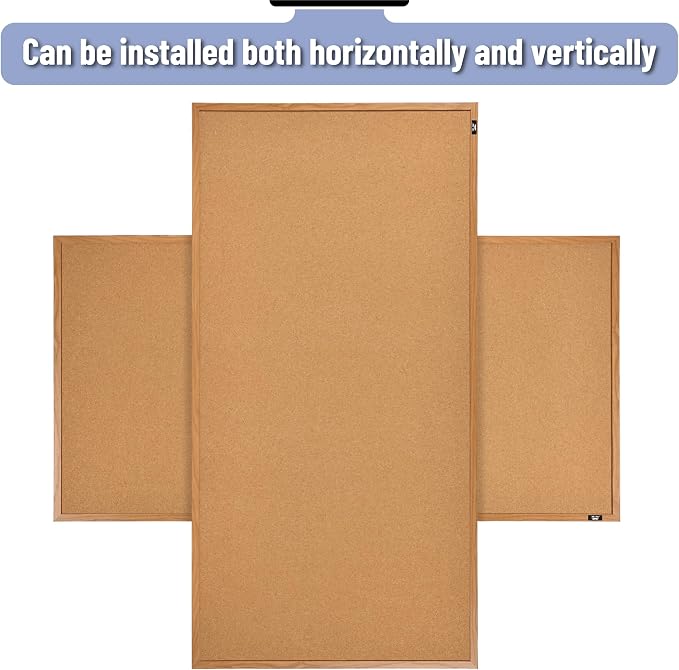 Mr. Pen- Cork Board, Wood Frame, Cork Bulletin Board, Push Pin Board, Cork - Image 5