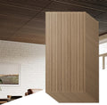 Giantex 12 Pack Fluted PVC Wall Panels, Glue Up or Drop Ceiling Panel, by Giantex