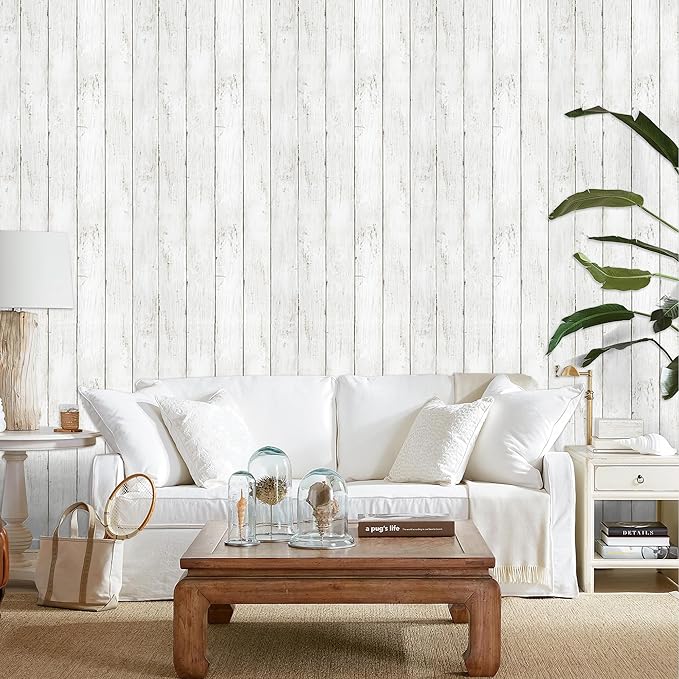 practicalWs 17.7''×393.7'' Wood Shiplap Peel and Stick Wallpaper, Self Adhesive - Image 3