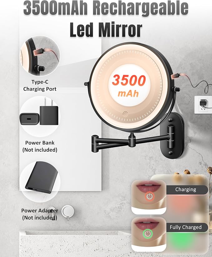 Wall Mounted Makeup Mirror - Image 5