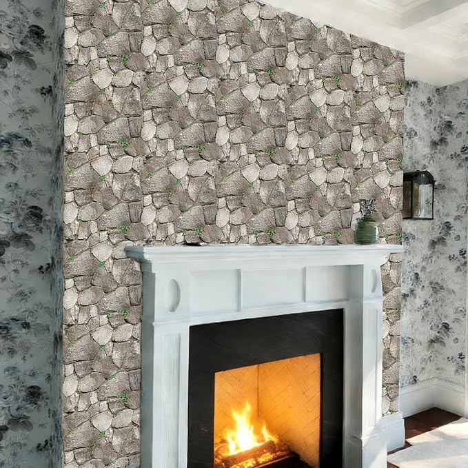 3D Panels Peel and Stick, Simulated Stone Wall, PVC Waterproof Self Adhesive - Image 5