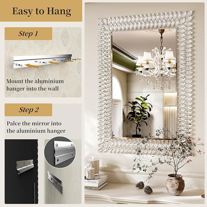 Kelly Miller Large Jeweled Mirror - Image 5