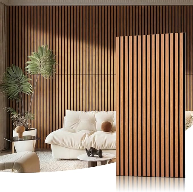Wood Slat Acoustic Wall Panels-3D Fluted Sound Absorbing Panel by Greymond