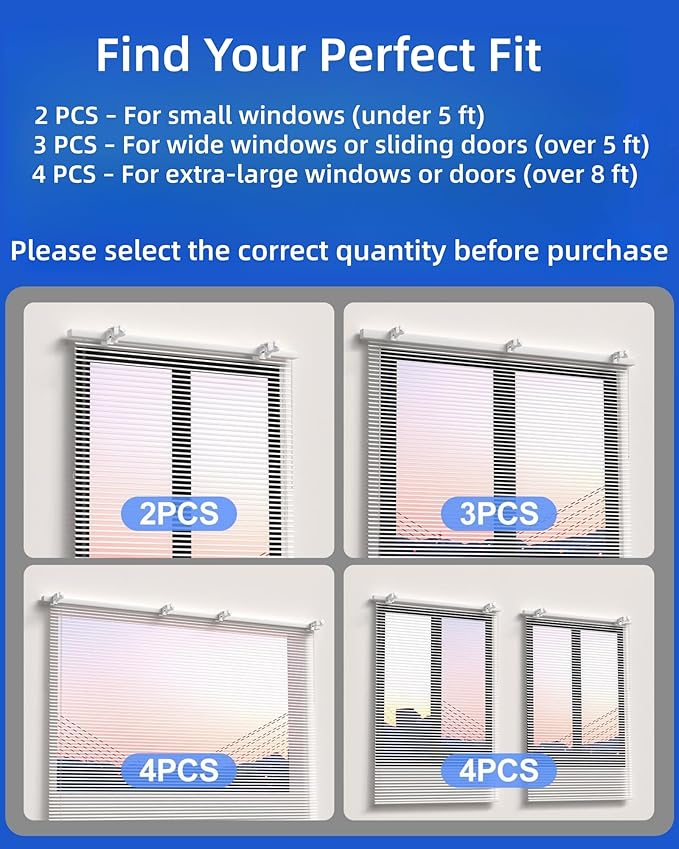Over-Blinds Curtain Rod Brackets - Image 7