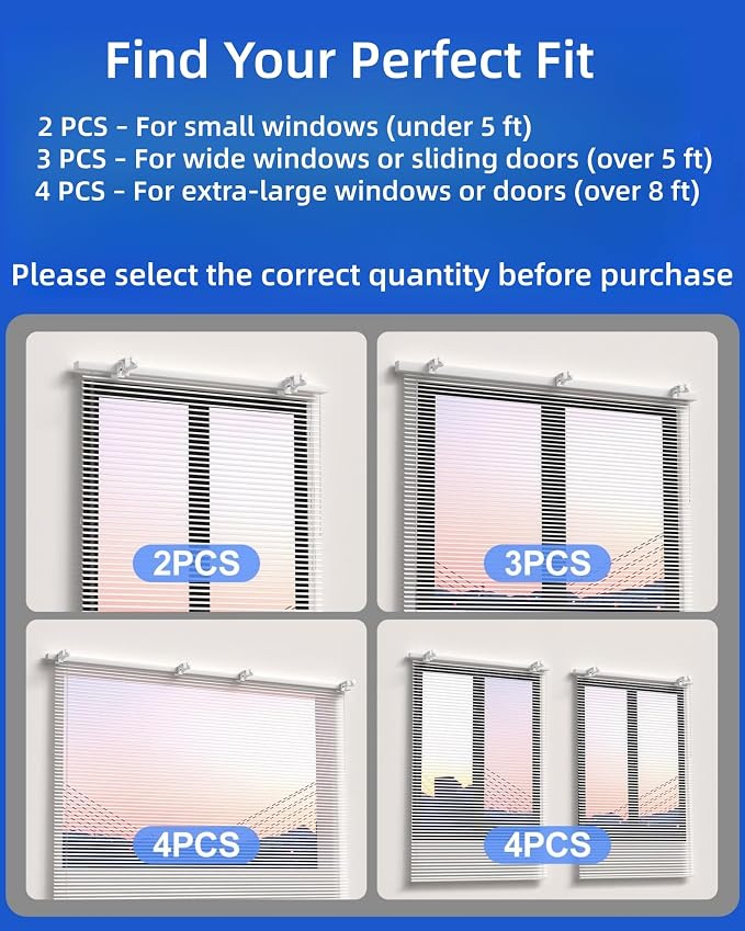 Over-Blinds Curtain Rod Brackets - Image 7