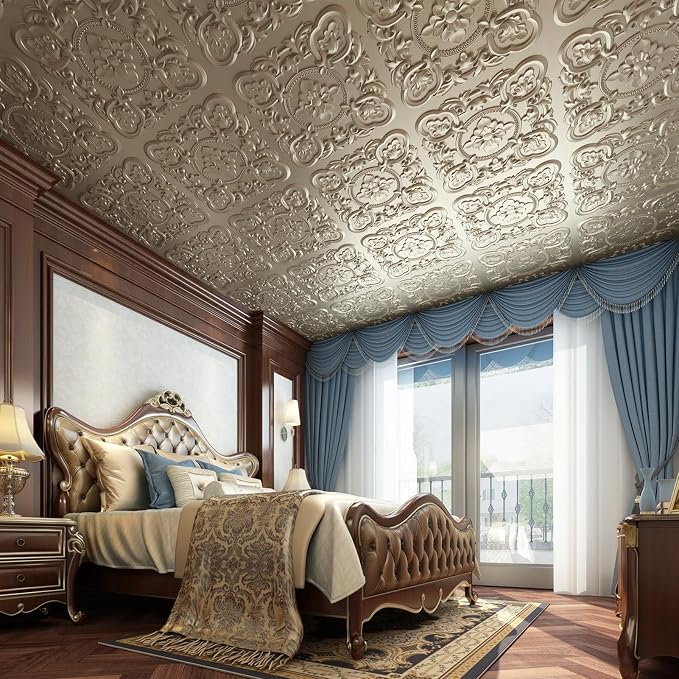 Art3dwallpanels 12 Pack Drop Ceiling Tiles, 24 x 24 Inch High Grade PVC 3D Wall - Image 7