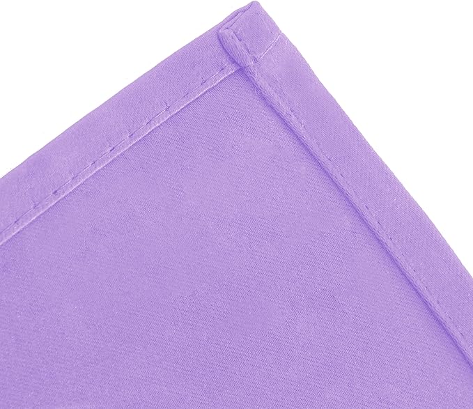 LEMOMO Lavender Blackout Curtains 38 x 63 Inch Length/Set of 2 Curtain - Image 8