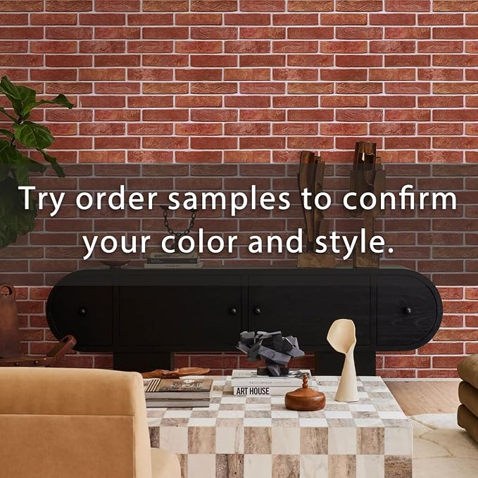 Commomy 3D Brick Wall Panels Peel and Stick - Image 2