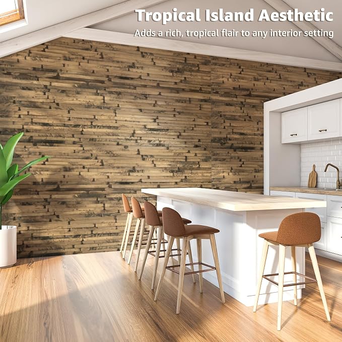 Art3d Natural Bamboo Wall Panel - Image 2