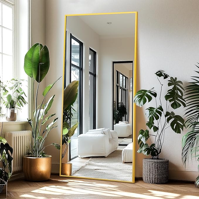 Delma Full Length Standing Mirror, Large Floor Mirror - Image 3