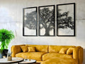 VAILLA Tree of Life Wall Art Decor Set of 3 Wall Hanging Sculpture Modern Wall by VAILLADesign