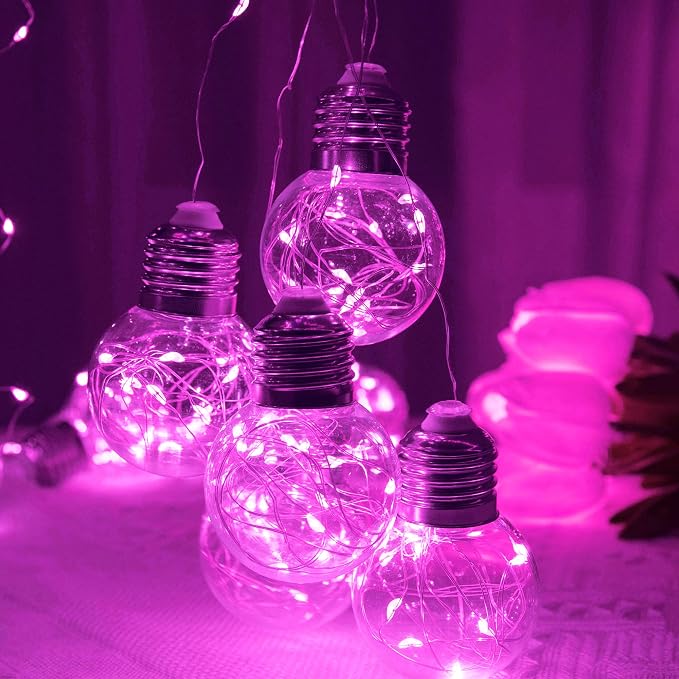 YOLIGHT Wishing Ball Curtain Lights 200 LED Window Curtain String Light - Image 3