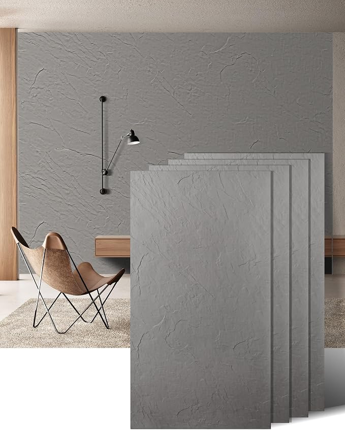 KASARO 3D Faux Stone Wall Panels, Modified Clay Material, Accent by KASARO