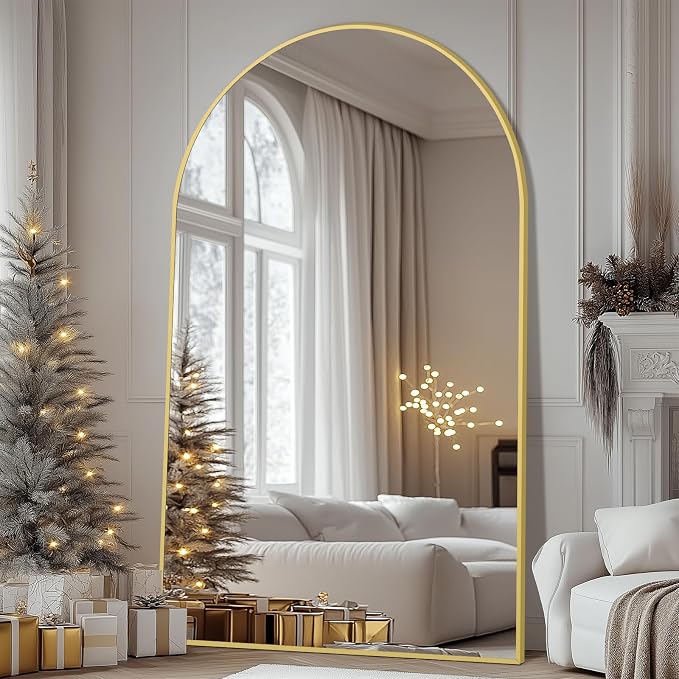 Large Mirror Full Length 76"X44", Oversized Arched Floor Mirror - Image 3