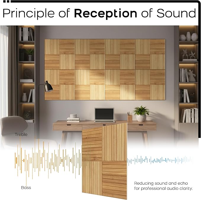 BUBOS 6 Pack Acoustic Wall Panels - Image 5