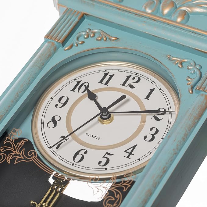 Clockswise Vintage Grandfather-Style Wall Clock - Image 5