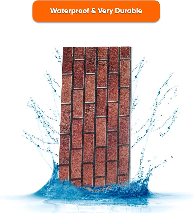 IZODEKOR 3D Wall Panels Brick Effect - Image 6