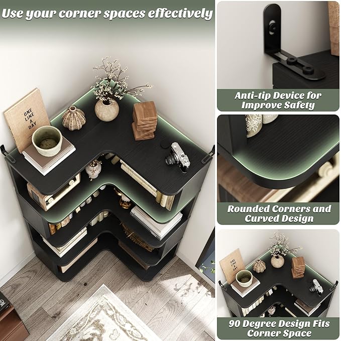 Armocity Corner Book Shelf - Image 4
