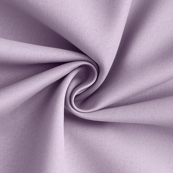 Yakamok 100% Blackout Curtain Panels 72 inches Cold and Light Blocking Drapes - Image 3