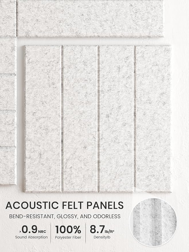 Bumusty Large Cork Board Alternative-36 x 24" Felt Bulletin Board Tiles - Image 3