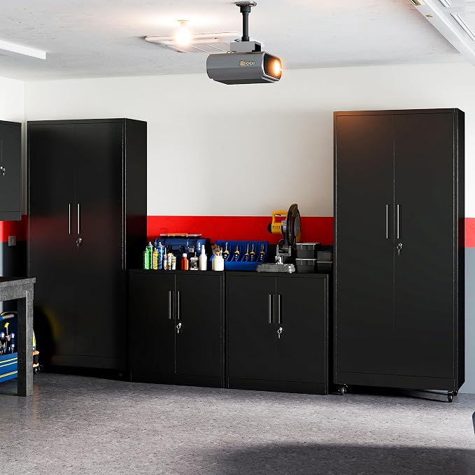 Garage Metal Storage Cabinet - Image 9