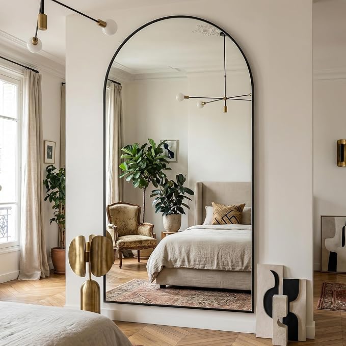Suidia 88"x44" Arched Full Length Mirror - Image 3