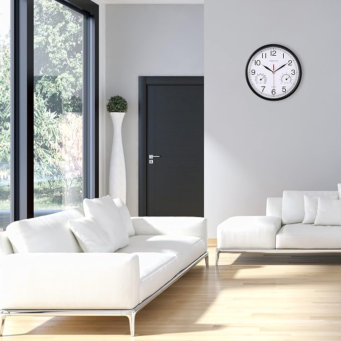 Wall Clock, Sweep Silent Movement Accurate Clocks - Image 2