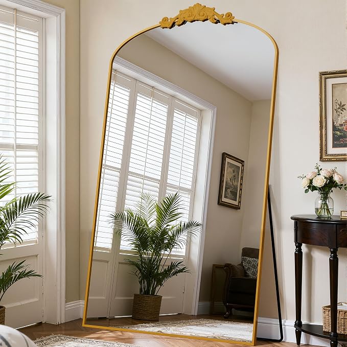 Antok Arched Full Length Mirror, Full Body Mirrors - Image 2
