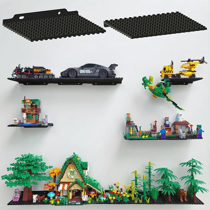 LRANFOW 2 Pack Wall Display Shelves by Unknown