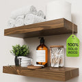 BAOBAB WORKSHOP Wood Floating Shelves by BAOBABWORKSHOP