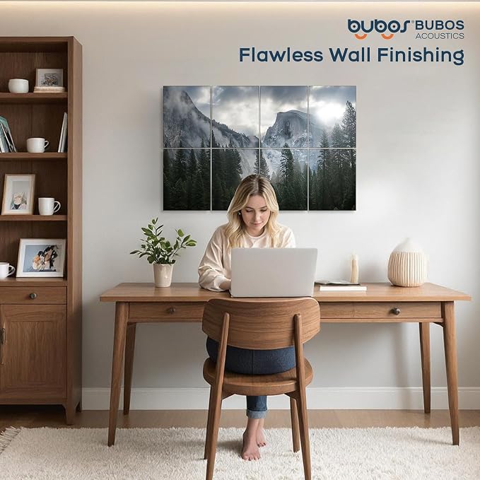 BUBOS 8 Pack Art Acoustic Panels, 47.2" x 31.4" Sound Absorbing Wall Decor - Image 7