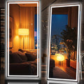 Hasipu Full Length Mirror with Lights, Full Body Dressing Hanging Mounted Mirror by Whatssuitableisthebest