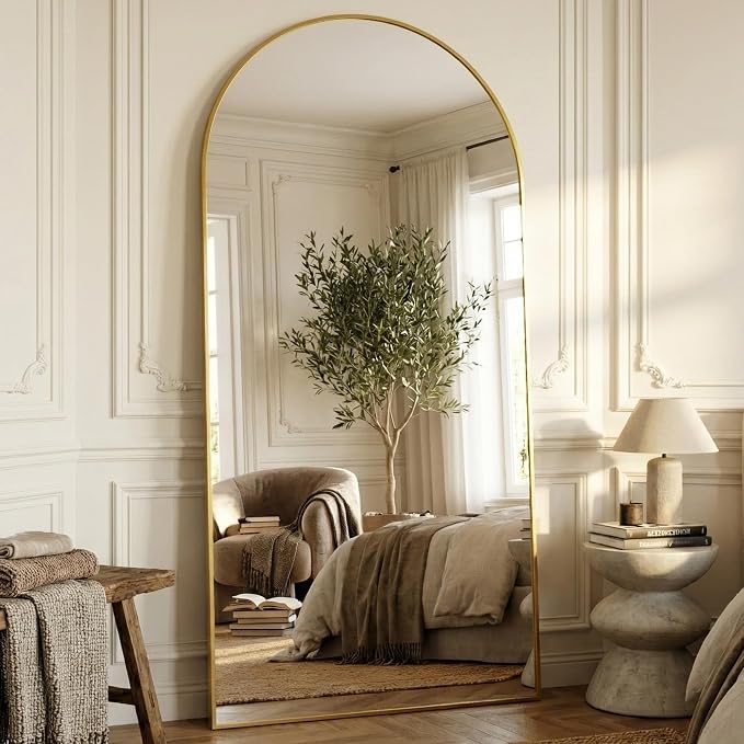 Suidia 81"x41" Arched Full Length Mirror - Image 2